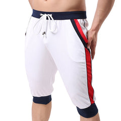 Herren PRO Fitness Jogger Lauf-Sweathose – Lässige Sport-Shorts mit Kordelzug