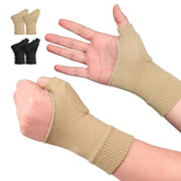 Unisex Compression Wrist Support Gloves for Arthritis & Sports - Fingerless Thumb Sleeve Brace