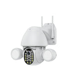 HD 1080P WiFi IP-Kamera 3MP, IP66 wasserdicht, Vollfarb-Nachtsicht, Bewegungssensor, Videosteuerung, 2,4G WiFi