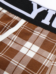 Lockere, atmungsaktive Boxershorts aus Baumwolle für Herren, gestrickt, für den Strand, Nachtwäsche