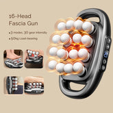 16-Head Fascia Massage Gun, High-Frequency Vibration for Back, Waist, Neck, and Shoulder Muscles