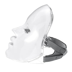 110–220 V, 7-farbige LED-Licht-Photonen-Gesichtsmaske zur Hautverjüngung, Gesichtstherapie, Faltenreduzierung + Fernbedienung
