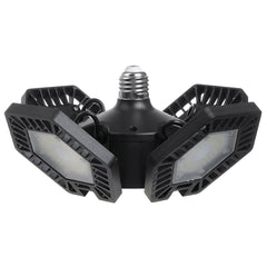 200W E27 LED Faltbare Garagenleuchte mit Lüfterflügeln für Werkstatt, Fitnessstudio und Decke