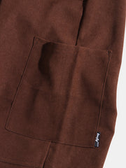 Einfarbige Cargohose für Herren mit mehreren Taschen und mittlerer Taille sowie Kordelzug