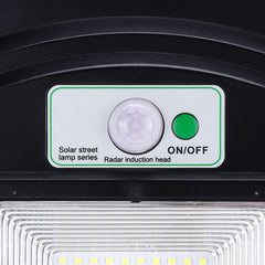 20 W Solar-Straßenlaterne für den Außenbereich, PIR-Bewegungssensor, wasserdichte LED, automatisches Ein-/Ausschalten, Nachtbeleuchtung für Innenhöfe