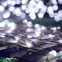 5 m lange Lichterkette mit 50 LEDs – Feenhafte Nachtdekoration für Feiertage, Weihnachten, Hochzeit