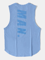 Ärmelloses, schnelltrocknendes, atmungsaktives Tanktop für Herren mit Symbolmuster