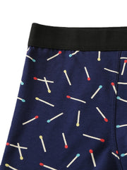 Atmungsaktive Boxershorts aus Baumwolle mit mittlerer Taille für Herren – 4er-Pack, dünn und bequem