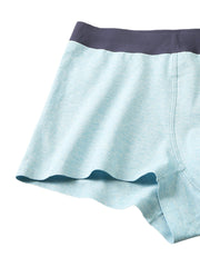 Nahtlose U-konvexe Baumwoll-Boxershorts für Herren im Multipack – Unterhosen-Sets in einheitlicher Farbe