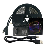 1/2/3/5 m 5050 RGB-LED-Lichtstreifen – 30/60 LEDs, einzeln adressierbar, Längen von 1 m bis 5 m.
