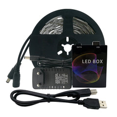1/2/3/5 m 5050 RGB-LED-Lichtstreifen – 30/60 LEDs, einzeln adressierbar, Längen von 1 m bis 5 m.