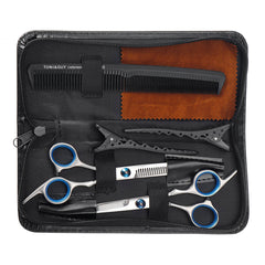 10-teiliges professionelles Friseurscheren-Set aus Edelstahl – Effilier- und Friseurscheren für Friseursalons