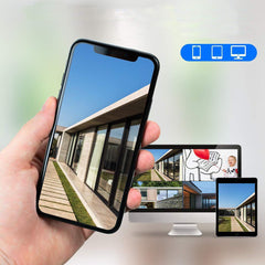 POE H.265+ 5MP IP-Kamera mit Audio, Nachtsicht, 10 m, IP66 wasserdicht, Onvif-Unterstützung