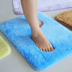 80x50cm Absorbent Shaggy Carpet - Anti-Slip Soft Rug for Bedroom and Home