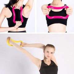 Yoga-Pilates-Ring für Ganzkörpertraining – Fitness-Zirkel zur Schmerzlinderung in Schulter, Rücken, Arm und Beinen – Trainingsgerät für Zuhause