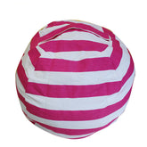 Sitzsack mit großer Kapazität zur Aufbewahrung von Stofftieren – Canvas-Organizer für Plüschtiere von Kindern