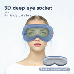 3D Electric Steam Eye Mask with Hot Compress, Smart Timing, Sleep Shade, Relieves Eye Fatigue