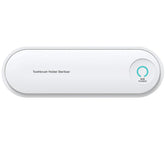 2-in-1 UV-Zahnbürstensterilisator und -halter, Wandmontage, 5 Schlitze, automatische Trocknung und antibakterielle Reinigung