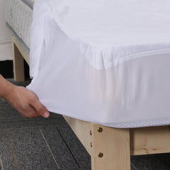 Wasserdichter Matratzenschoner aus Bambus – Spannbettlaken aus weicher Baumwolle, Kingsize 180 x 200 cm