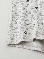 Multipacks Herren-Boxershorts mit Graffiti-Print und U-Konvex-Form – Atmungsaktive Baumwollunterwäsche