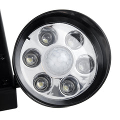 Solar Powered 64 LED PIR Motion Sensor Wall Light for Home Security and Garden Outdoor