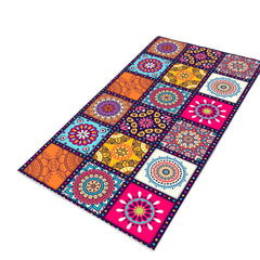 Bohemian Non-Slip Floor Mat Rugs for Kitchen, Bathroom, Door Entrance - Sizes: 40x60CM, 60x90CM, 60x180CM