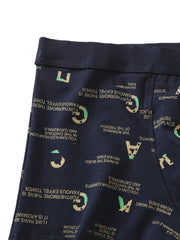 Multipack U-konvexe Boxershorts für Herren mit Buchstabendruck – bequeme Unterwäsche