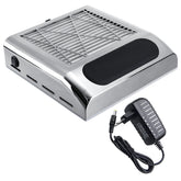 80 W Staubsaugerventilator für Nagelstudios, LED-Reiniger – Maniküremaschine mit 360-Grad-Saugfunktion
