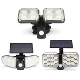 100/120 SMD Solar Bewegungsmelder Sicherheit Wandleuchte Flutlicht