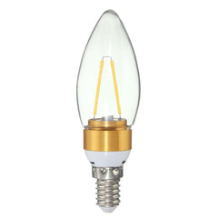 2W Non-Dimmable Filament Candle Light Bulb Lamp, 110V Incandescent