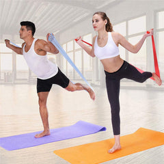 1,5 m lange Yoga-Widerstandsbänder – Fitness-Pilates-Flexbänder für das Training im Fitnessstudio und Stretching