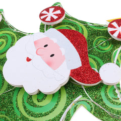 LED-Weihnachtsmann-Anhänger mit Lichterkette für Weihnachtsbaum, Weihnachtsfeier und Heimdekoration.