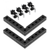 90-Grad-Positionierungswinkel aus Aluminiumlegierung, L-förmige Eckklemmen für Rahmen, Schränke, Schubladen