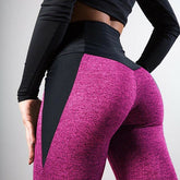 Nahtlose Yogahose mit hoher Taille für Damen – feuchtigkeitsableitend, super dehnbar, Lift-Leggings für Fitness, Fitnessstudio, Laufen, Workout
