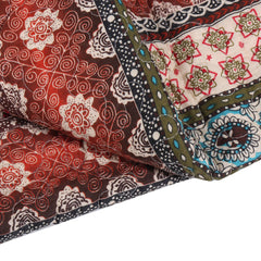 3-teiliges Bettbezug-Set aus Baumwolle, 230 x 250 cm, mit Kissenbezügen 50 x 70 cm – waschbar, Leinwandbindung, bedruckt als Raumdekoration