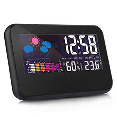 Digitale Wetterstation: Thermometer, Hygrometer, Wecker mit intelligenter Soundsteuerung