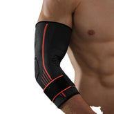 Elbow Support for Weightlifting & Sports - 1pc Pressurized Fitness Gear for Basketball, Tennis, Riding