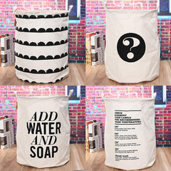 Canvas-Aufbewahrungstasche für Kinder und Babyspielzeug – Kleidungs-/Wäsche-Aufhänger-Organizer mit Kordelzug