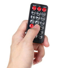 Mehrfarbige rotierende LED-Sternennachtlicht-Projektorlampe mit Bluetooth-Musik und Fernbedienung