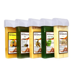 100 g Enthaarungswachs-Kartusche – Haarentfernungscreme mit Bienenwachs, Erdbeere, Rose und Honig