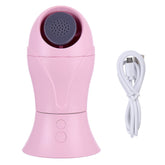 2-Gang-USB-Mini-Handventilator ohne Blätter mit Aromatherapie - tragbare Luftkühlung