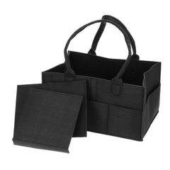 Windeltasche aus Filz fürs Baby - Aufbewahrung fürs Kinderzimmer, Feuchttüchertasche, Windel-Organizer