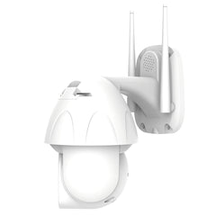 8LED WiFi IP-Kamera 1080P IP66 wasserdichte Nachtsicht-Schwenk-Neige-Überwachungskamera mit Zweiwege-Audio