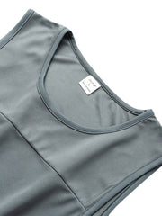 Atmungsaktive Mesh-Active-Tanktops für Herren mit Reißverschlusstaschen