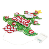 LED-Weihnachtsmann-Anhänger mit Lichterkette für Weihnachtsbaum, Weihnachtsfeier und Heimdekoration.