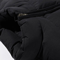 Men's Thick Warm Sleeveless Padded Vest, Stand Collar, Plus Size M-4XL