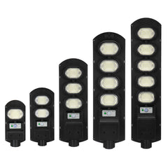 LED Solar Street Light 90/180/270/360/450 LEDs, IP65, PIR Motion Sensor, Timing Function, Remote Control