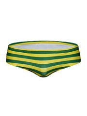 Gestreifte Bikiniunterwäsche für Herren mit niedriger Taille – Chinlon, Skinny Fit, Homewear