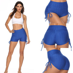 Yoga-Shorts mit hoher Taille für Damen – Bauchkontrolle, Po-Lift, hohe Elastizität, schmale Passform für Fitnessstudio, Training, Laufen