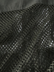 Men's Mesh Patchwork Multi-Pocket Zipper Waistcoats